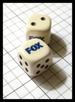 Dice : Dice - My Designs - Logo Media Fox 1 Pair - Aug 2012